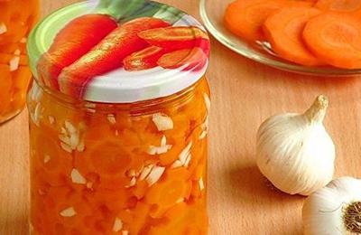 Рецепт моркови с чесноком