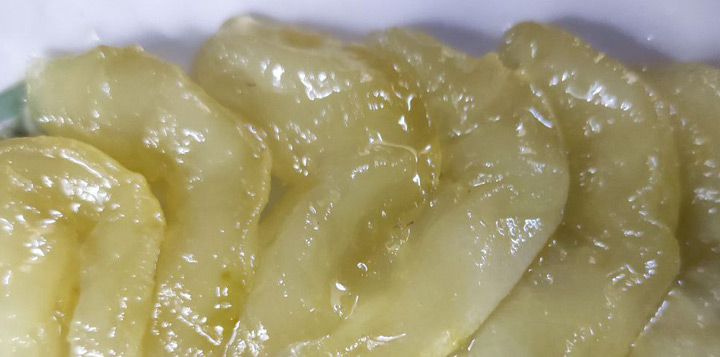 Прозорі цукати з яблук