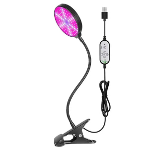 Фітолампа повного спектра з таймером, USB на 1 секцію