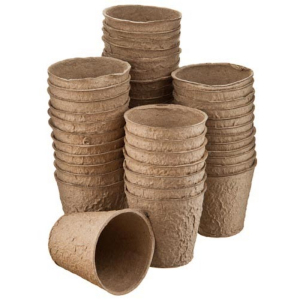 Торф'яний горщик для розсади 80х80 мм