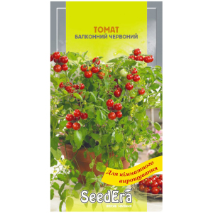 Томат балконний червоний F1, 10 шт, Seedera
