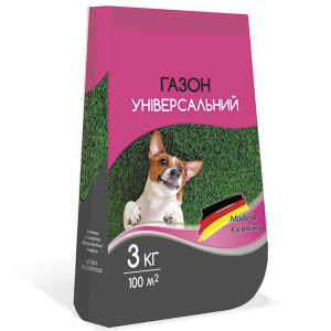 Газонная трава Универсальная, 3 кг, Семейный сад