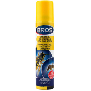 Аерозоль для дітей від комарів та ос 90 мл, Bros