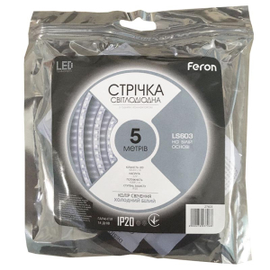 Світлодіодна стрічка SANAN LS603 білий, Feron