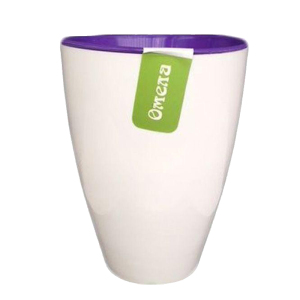 Горшок самоувлажняющийся Глянец белый, 15 см