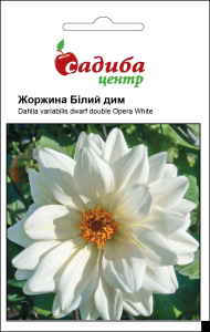 Георгин Белый дым, 0,1 г Садиба Центр