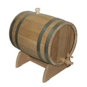 Бочка для вина дуб на підставці з краном 80 л