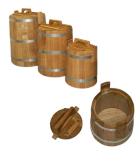 Діжка для солінь дубова 1 л