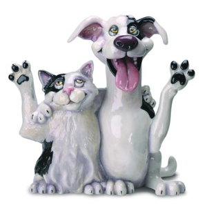 Садова фігура Кіт і Пeс, 68 см