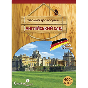 Газонная трава Английский сад, 0.4 кг, Семейный сад