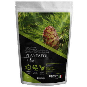 Удобрение Plantafol Elit для хвойных и вечнозеленых культур, 100 гр, Valagro