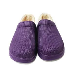 Сабо женские утепленные темно-фиолетовые, 39 р, Даго Стиль