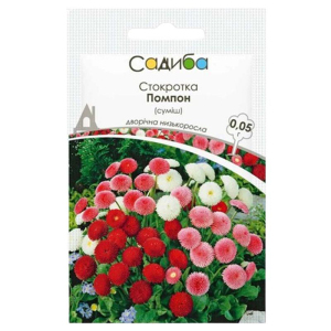 Маргаритка Помпон, смесь 0,05 г Садиба Центр