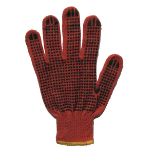 Рукавиці робочі оранжеві, х/б