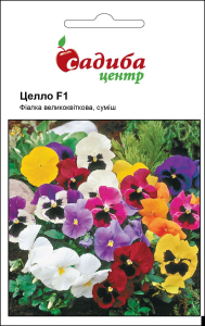 Фіалка Целло F1, суміш, 10 гран, Садиба Центр