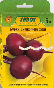 Свекла тёмно-красная, 5м, Sedos
