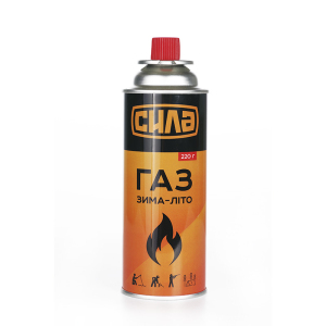 Газовый баллон цанговый универсальный, 220 г, СИЛА