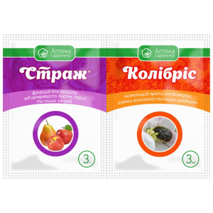 Инсектицид Колибрис 3 г + Страж 3 г, Ukravit