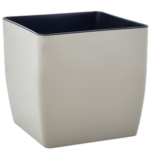 Горшок Квадро низкий какао, 3 л