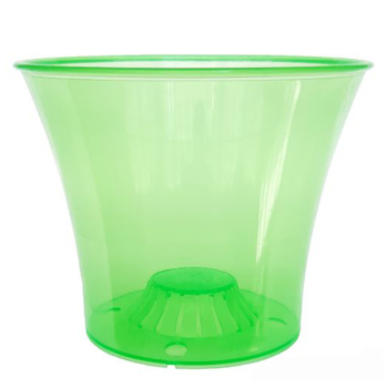 Горшок Орхидея Акварель зеленый прозрачный, 2.3 л