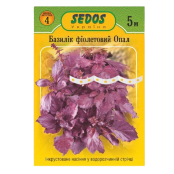 Базилік фіолетовий Опал, 5м, Sedos