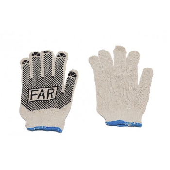 Перчатки рабочие FAR, белые