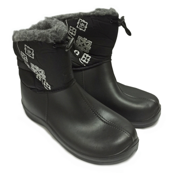 Полусапоги женские на меху черные D-335, 39 р, Гипанис