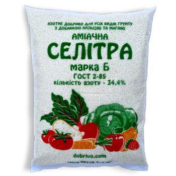 Удобрение Селитра аммиачная N 34,4% 3 кг