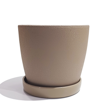 Горшок Сонет шелк, мокко, 0.5 л