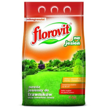 Удобрение осеннее для газонов, 3 кг, Флоровит