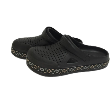 Сабо мужские Вышиванка, черные, 43 р, Даго Стиль