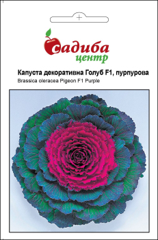 Капуста декоративная Голуб F1, пурпурная 10 шт, Садиба Центр