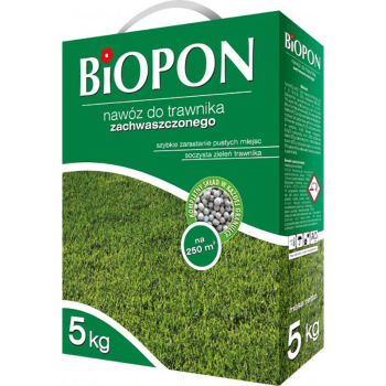 Добриво для газонів проти бур'янів гранульоване 5 кг, Biopon