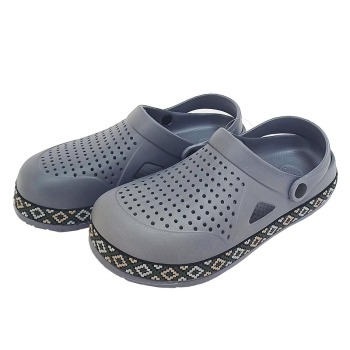 Сабо мужские Вышиванка, темно-серый, 43 р, Даго Стиль