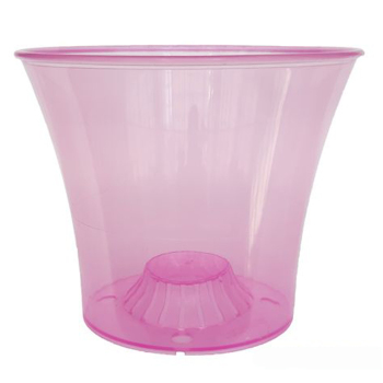 Горшок Орхидея Акварель розовый прозрачный, 2.3 л