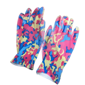 Перчатки рабочие Цветок, белые