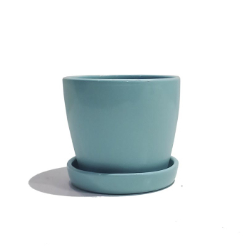 Горщик Сонет глянець, бірюза, 0.5 л