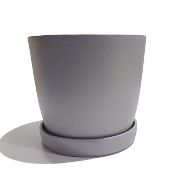 Горшок Сонет жемчужина, серый, 3 л