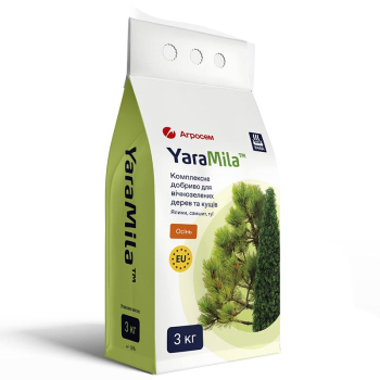 Удобрение для вечнозеленых деревьев, кустов Осень, 3 кг, YaraMila